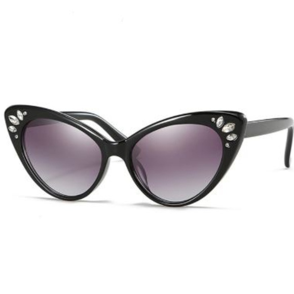 jeweled cat eye glasses